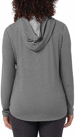 32 Degrees Women's Full Zip Hoodie 2-Pack UPF 40 Lightweight Active Gym Sport 11