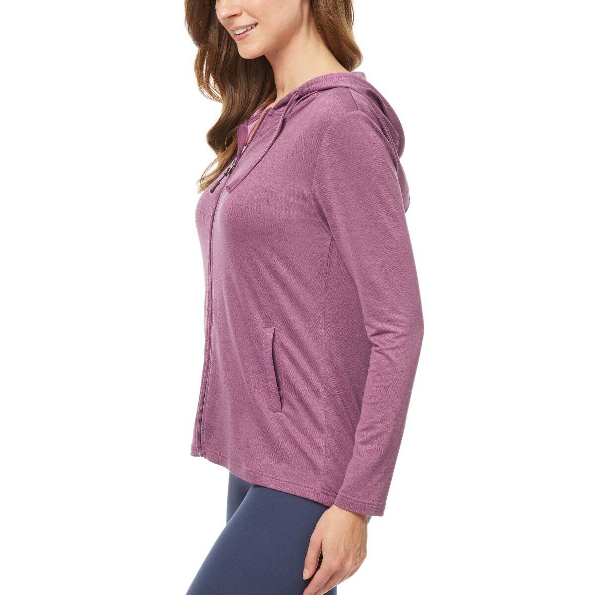 32 Degrees Women's Full Zip Hoodie 2-Pack UPF 40 Lightweight Active Gym Sport 8