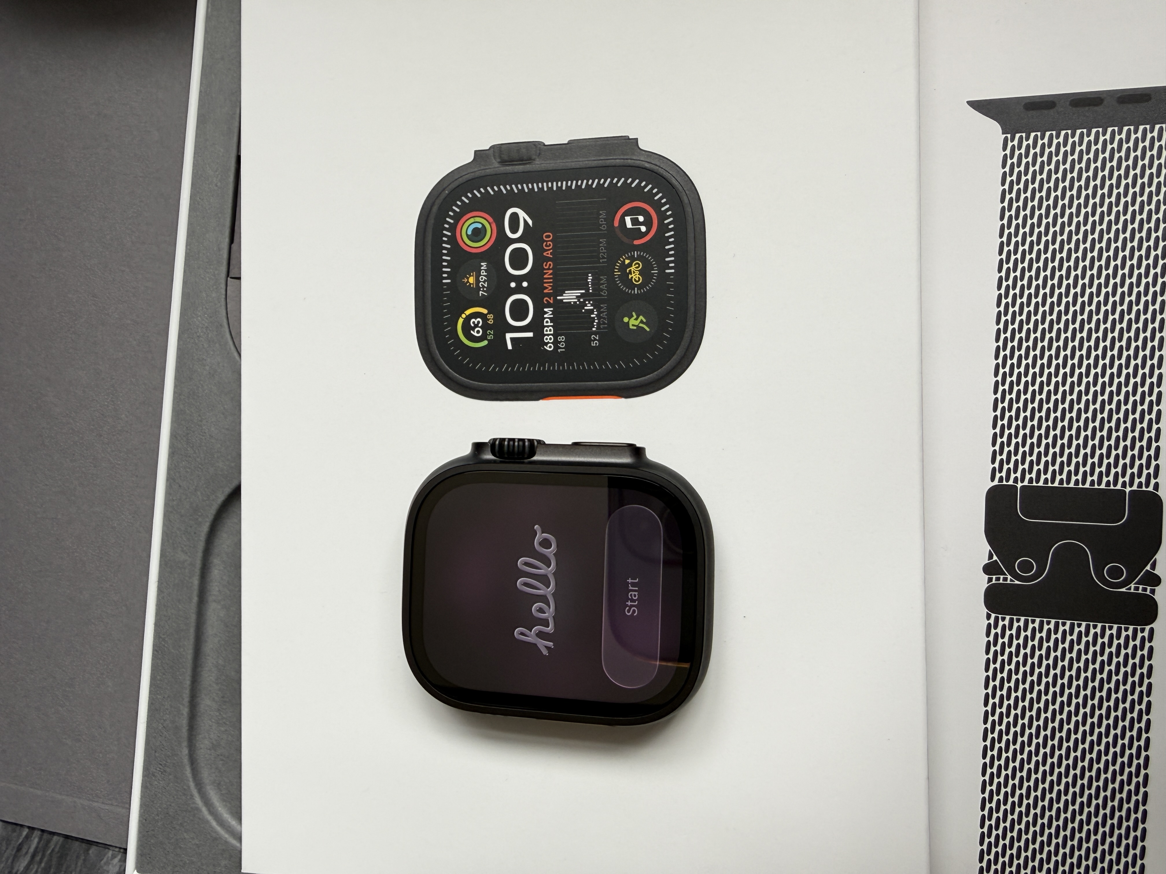 Apple Watch Ultra 2 GPS Cellular 49mm Titanium Milanese Loop Band Smartwatch 10