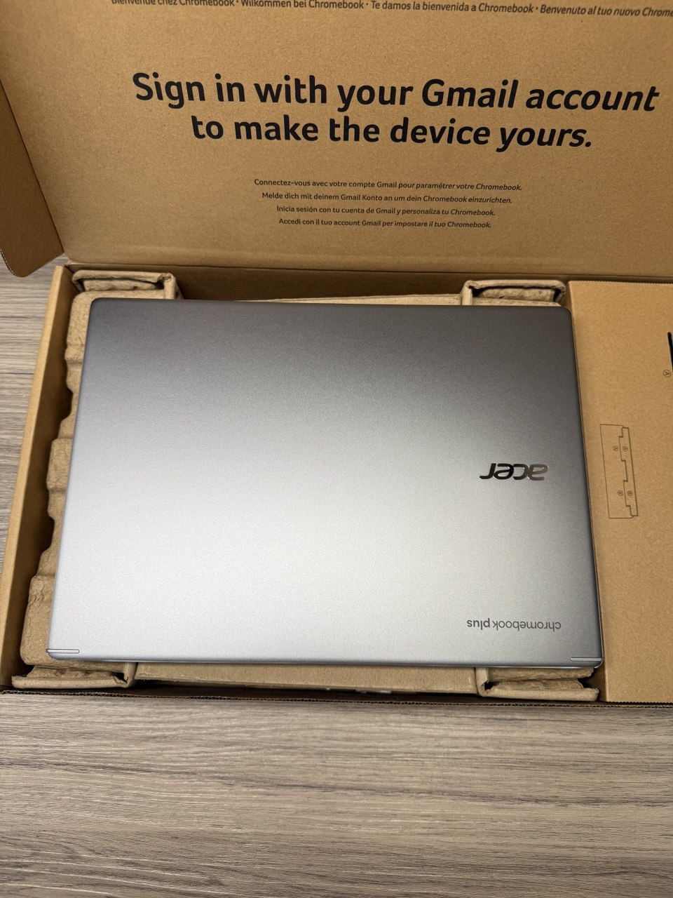 Acer Chromebook Plus 514 Intel Core i5 8GB RAM 256GB SSD 14in Laptop Grey 10