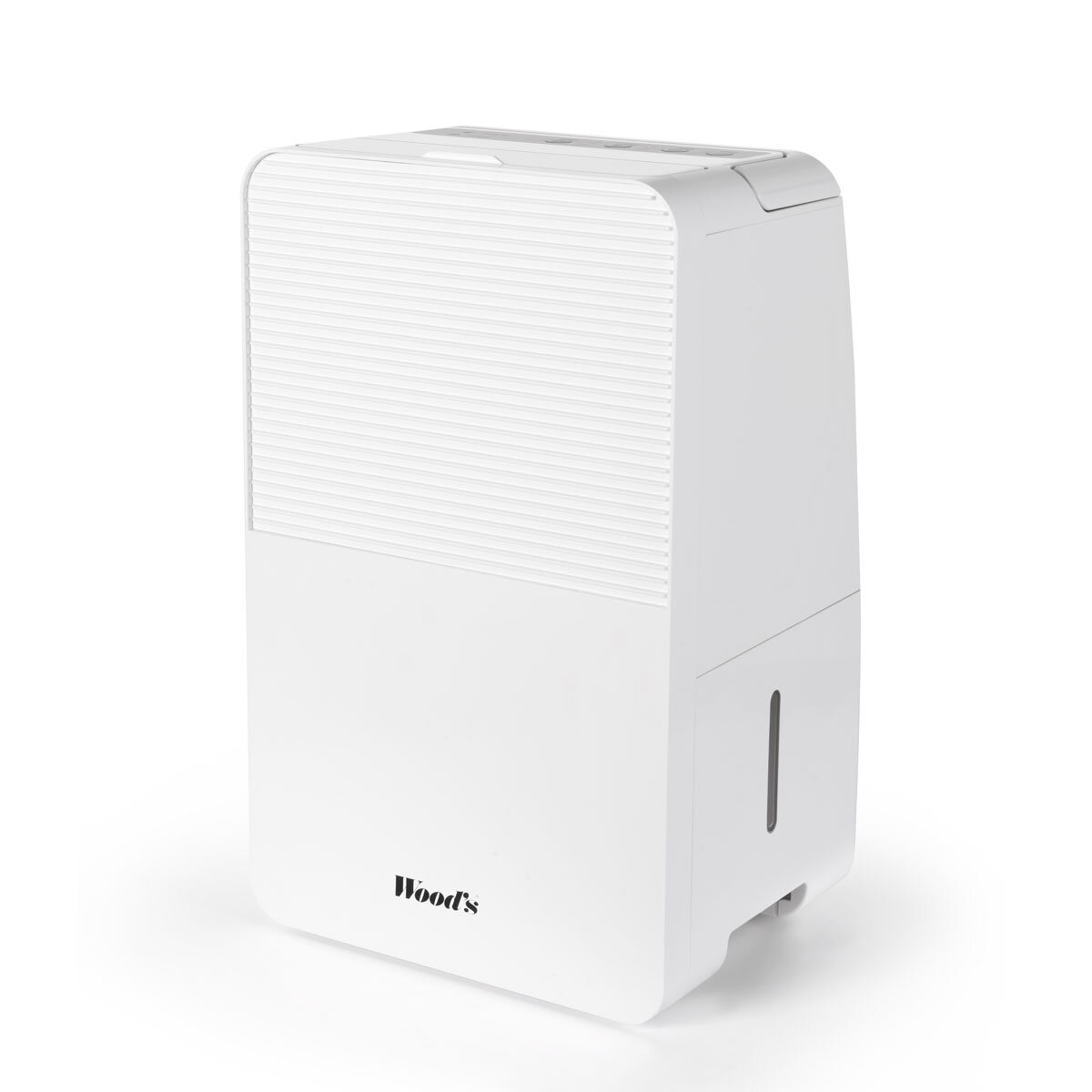 Woods MDK11 White Dehumidifier 10L Per Day 50m² Laundry Mode 1.8L Tank Timer