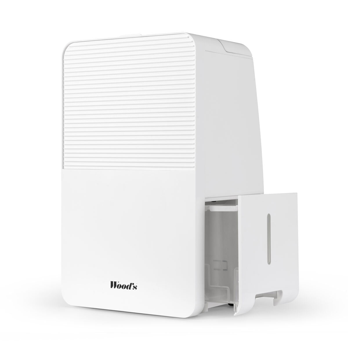 Woods MDK11 White Dehumidifier 10L Per Day 50m² Laundry Mode 1.8L Tank Timer 3