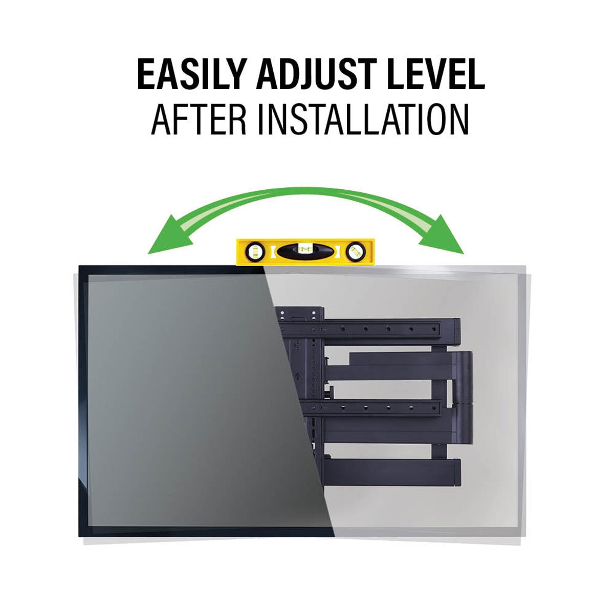 Sanus SLF428-B2 Full Motion TV Wall Mount 37-90 Inch Large Black 61kg VESA 7