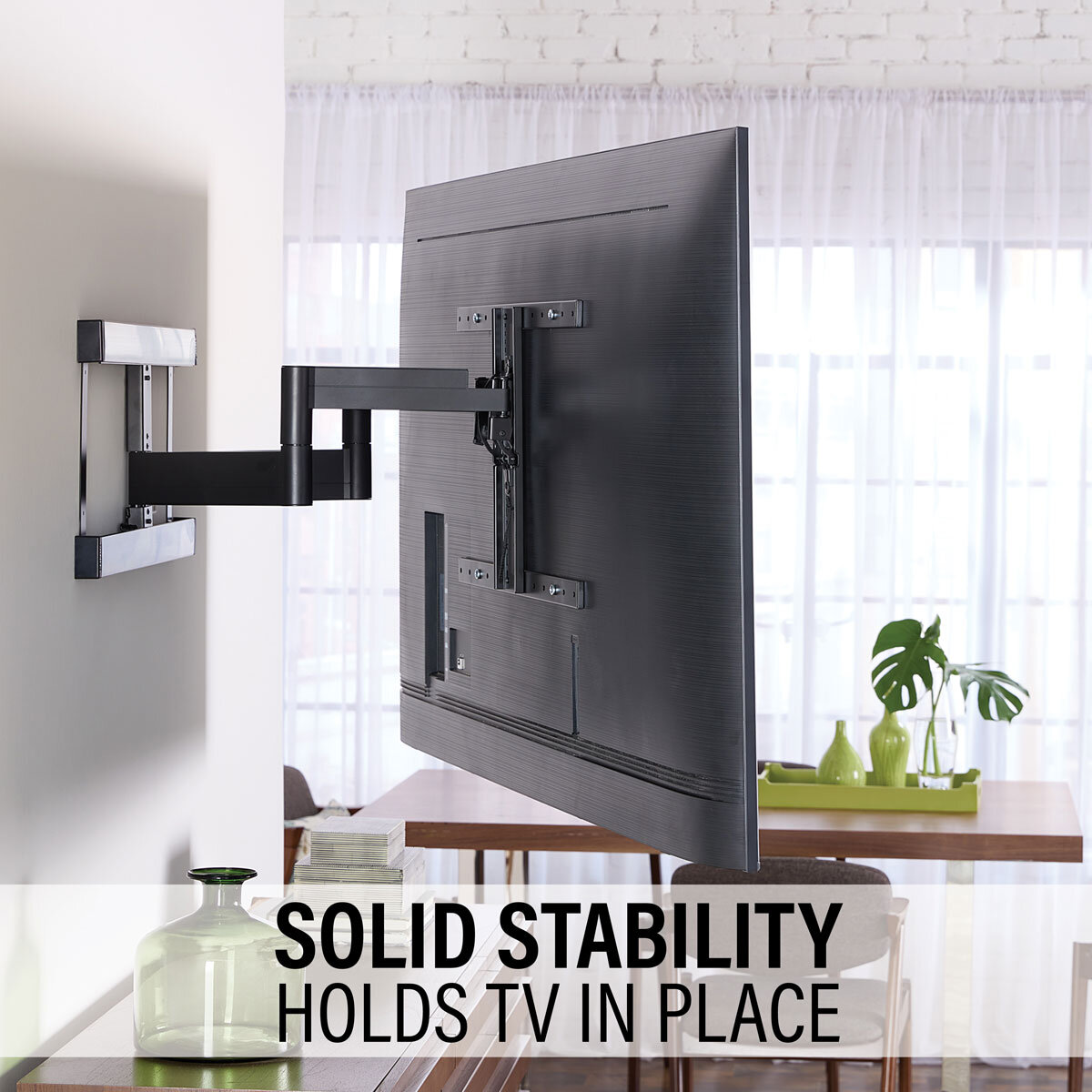 Sanus SLF428-B2 Full Motion TV Wall Mount 37-90 Inch Large Black 61kg VESA 9
